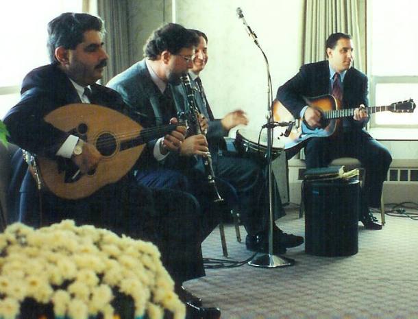 The Roger Krikorian Ensemble playing at a Habousi reunion